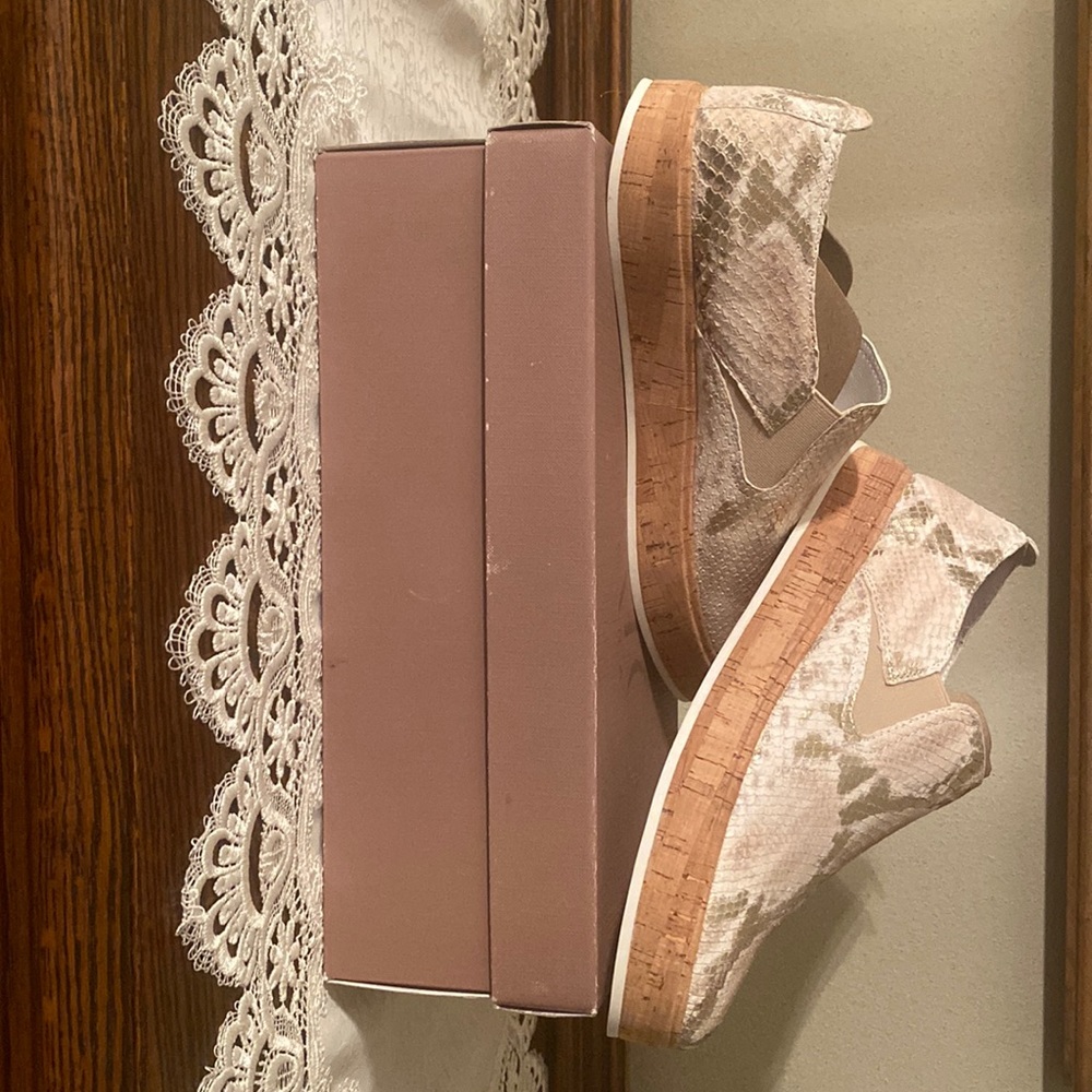 Shoes have never been worn. Like “new”.